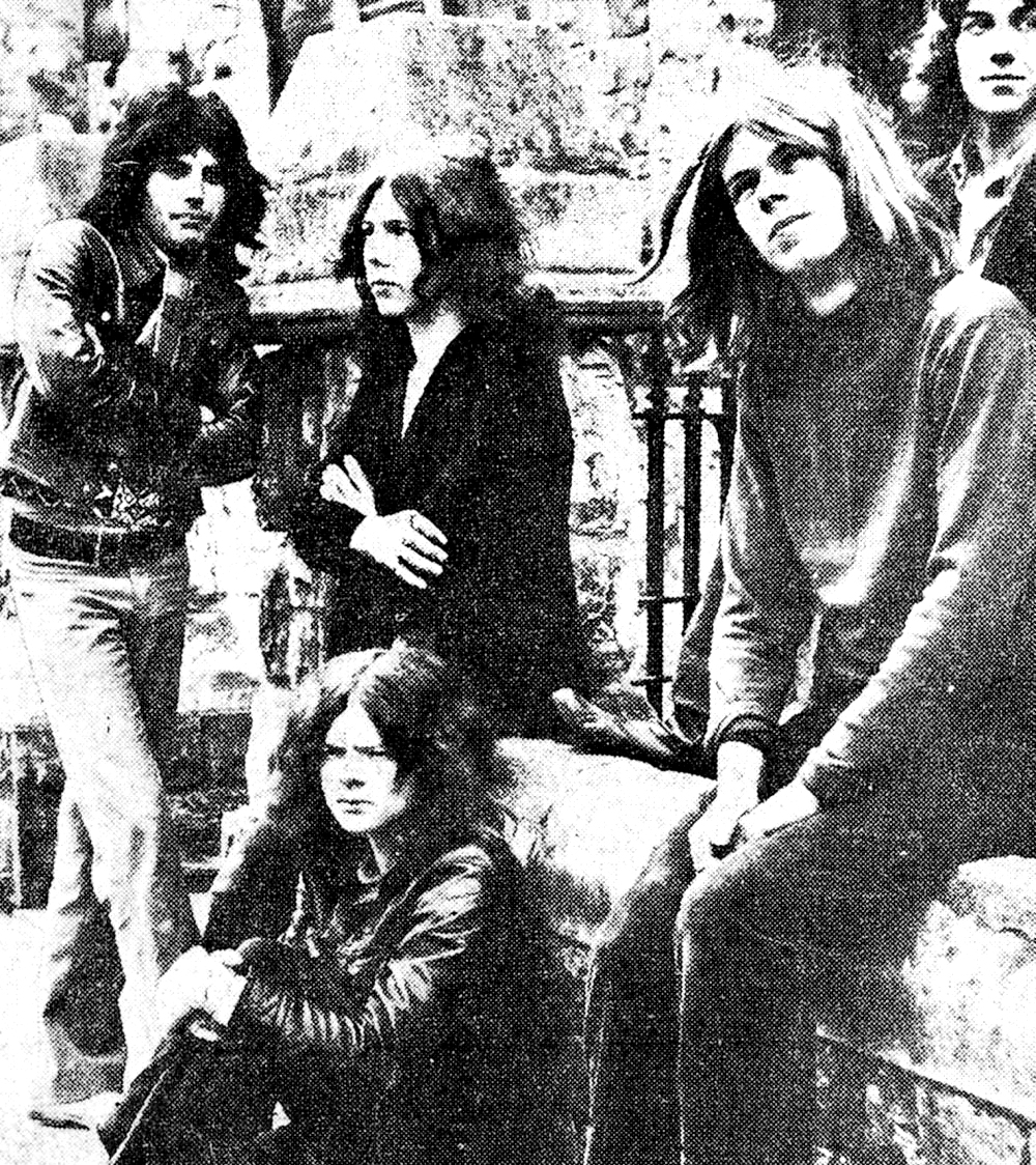 jedyne znane zdjęcie Freddiego i Sour Milk Sea, marzec 1970 r.; fot.: Oxford Mail